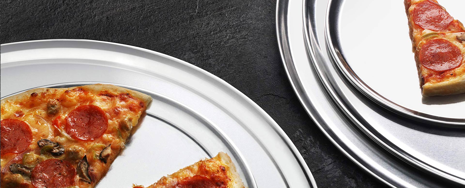 Vassoi di pizza in alluminio