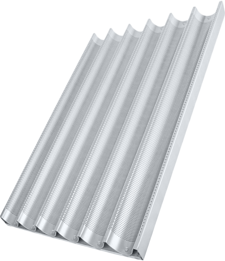 Padelle di baguette in alluminio