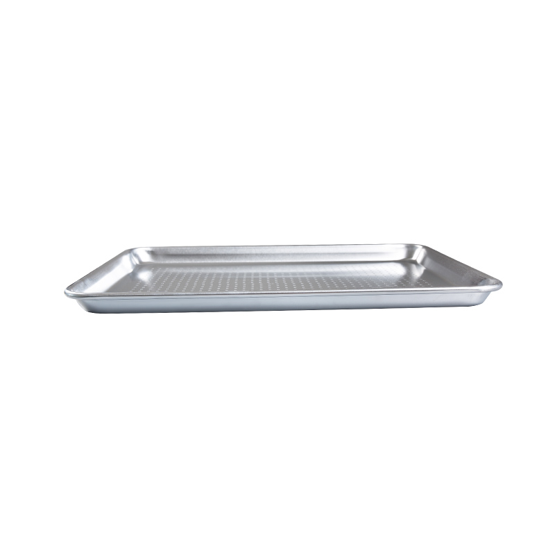 Panna /panino per perforazione in alluminio puro naturale e non rivestito Pan /panino da 18 pollici L x13 pollici W x1 pollici H (mezza dimensione)
