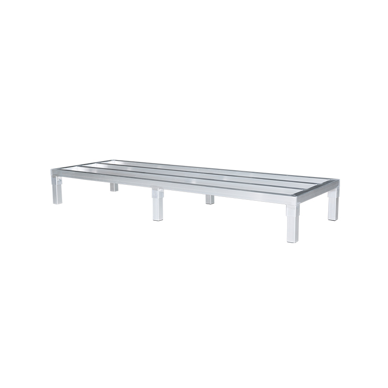 Rack per prigne in alluminio 20 pollici x 48 pollici x 8 pollici 2000 libbre capacità