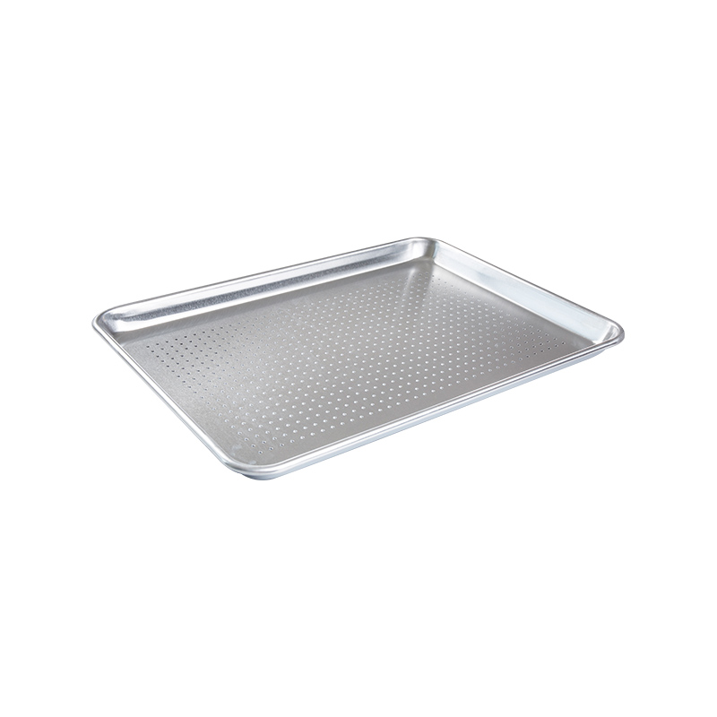Panna /panino per perforazione in alluminio puro naturale e non rivestito Pan /panino da 18 pollici L x13 pollici W x1 pollici H (mezza dimensione)